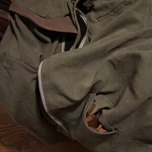 Hooded cool gray Jacket with Zipper